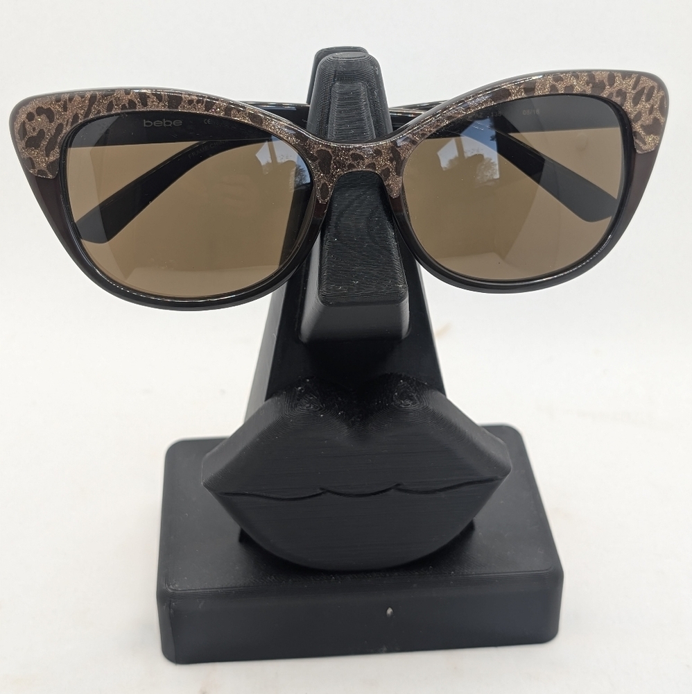 Bebe Cat-Eye Sunglasses with Leopard Accents